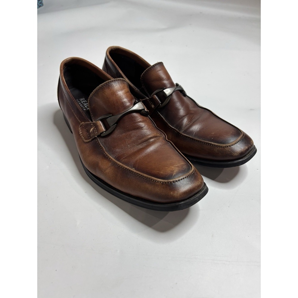 Kenneth Cole Reaction Buckle Loafer Mens 8M‎ Smoky Brown Classic Style Old Money